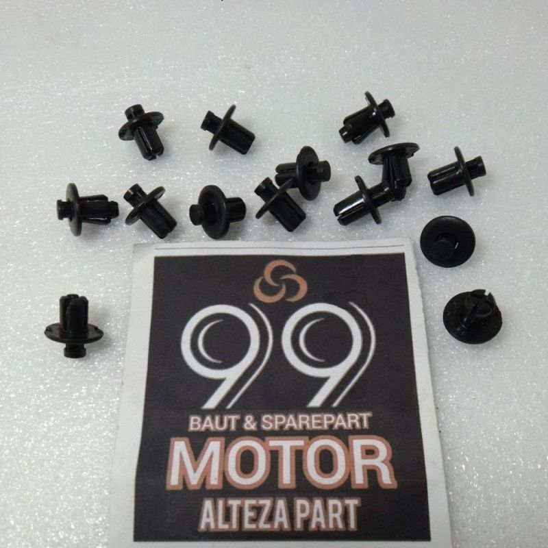PAKET (20PCS) BAUT KANCING KLIP BODY YAMAHA NMAX AEROX LEXI ORI