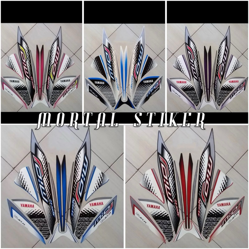 Stiker striping lis les body motor mio j 2013 2014 mio j sporty