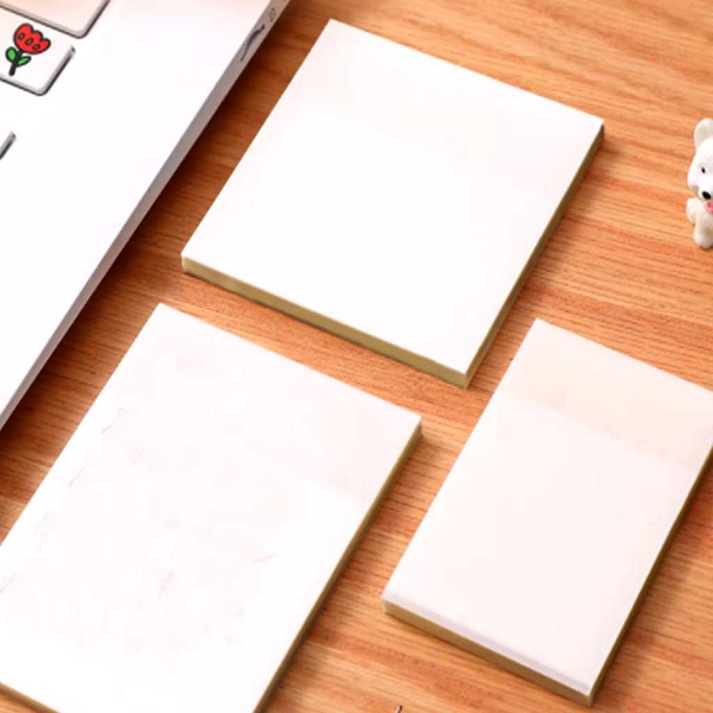 

[ paww craft ] Sticky notes Kertas notes transparant 50 lembar waterproof halus label sticker