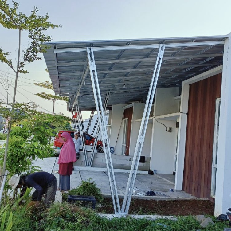 kanopi baja ringan atap spandek