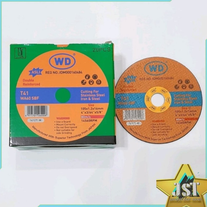 BATU GERINDA POTONG WD 4 INCH GINAL 1KOTAK