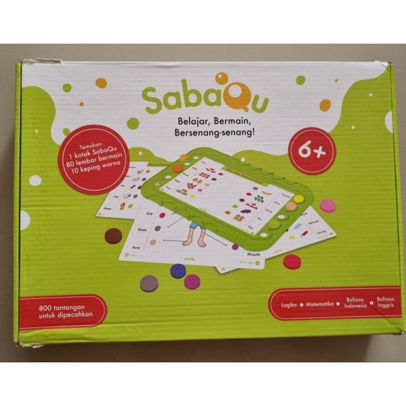 preloved sabaqu - mainan edukasi