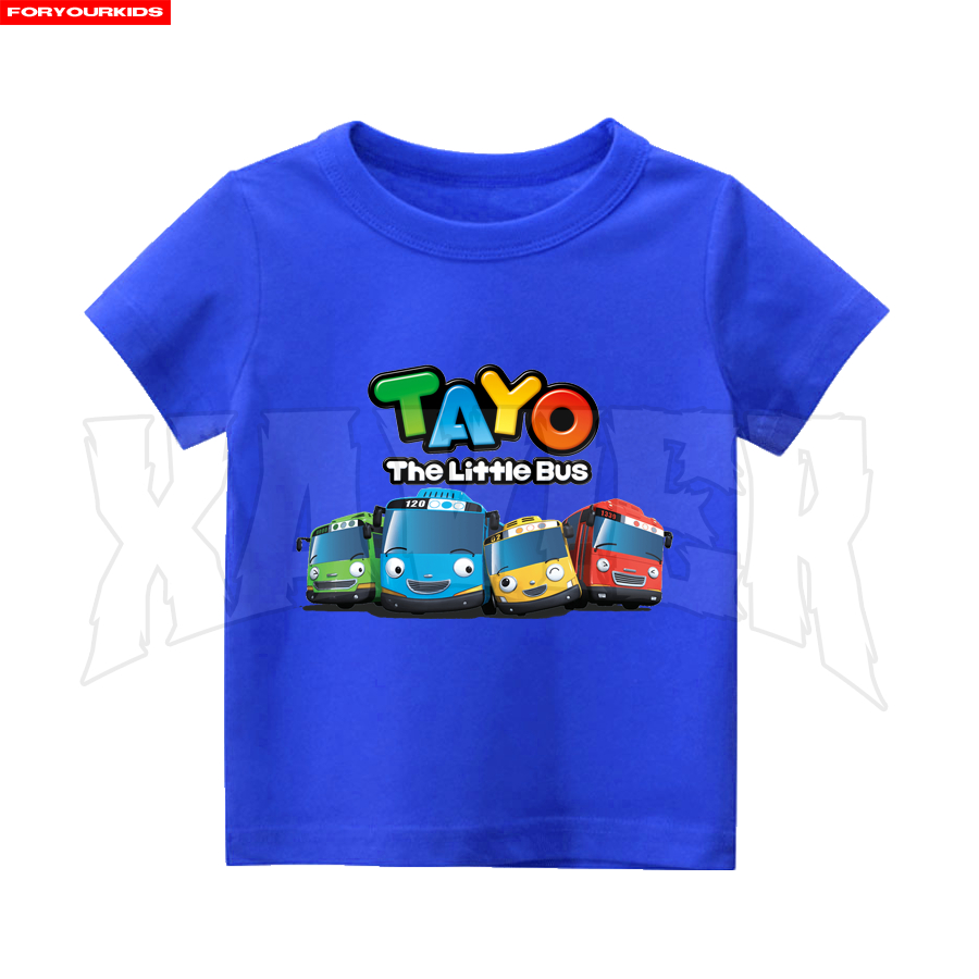 BAJU ANAK KAOS ANAK TAYO THE LITTLE BUS