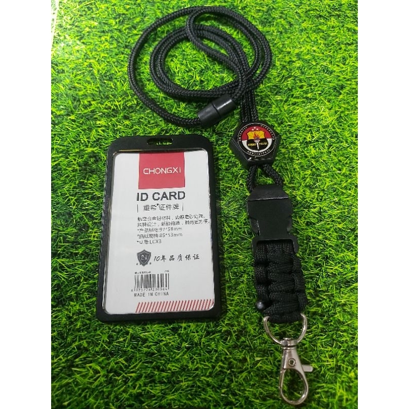 

tali lanyard holder id card custom logo humas polri