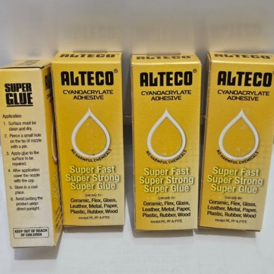 

Lem Alteco Super Glue 20gram Jamin Original
