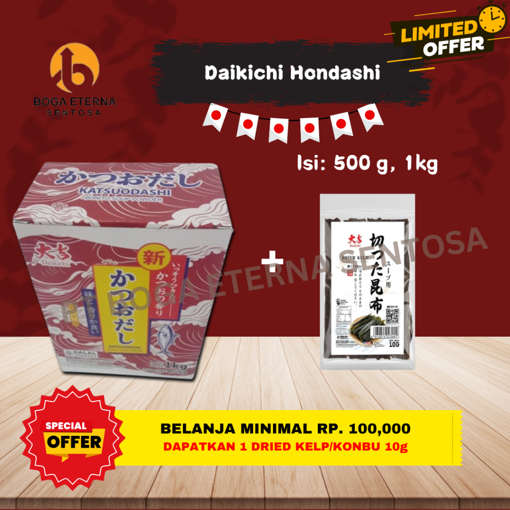 

HONDASHI DAIKICHI / KALDU IKAN JEPANG (PROMO!) HALAL