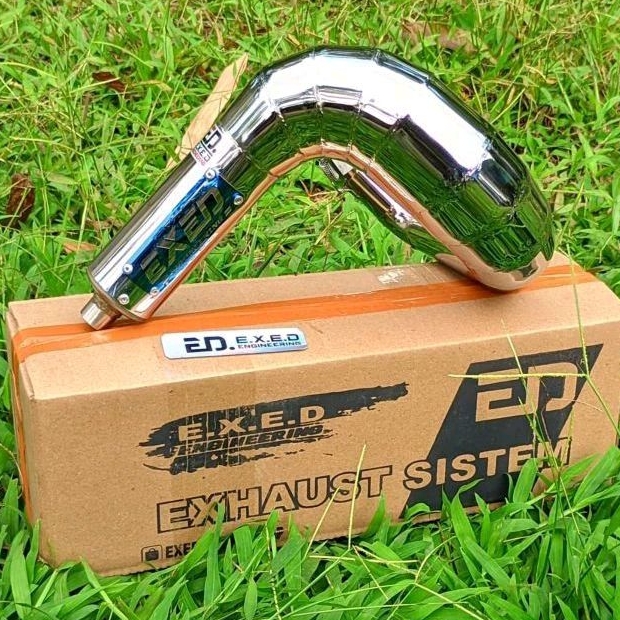 Knalpot Goped Mini Gp 63cc Mesin Kanan / X5 Mesin Kiri 63cc / 50cc Mini gp