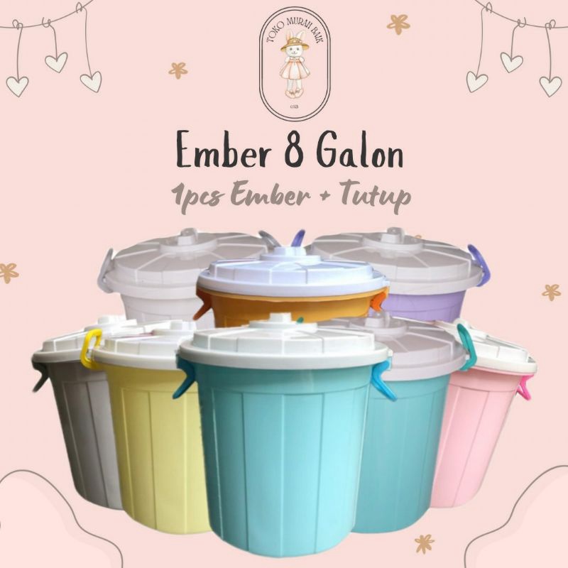 EMBER TUTUP BESAR  EMBER 3 LITER  EMBER KAMAR MANDI GALON  BASIN MB OFFICIAL