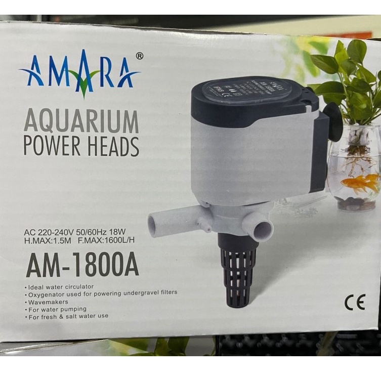 Model Menarik  Pompa Celup Water Pump AMARA AM18 AM 18 A 18 Watt Aquarium Kolam Ikan