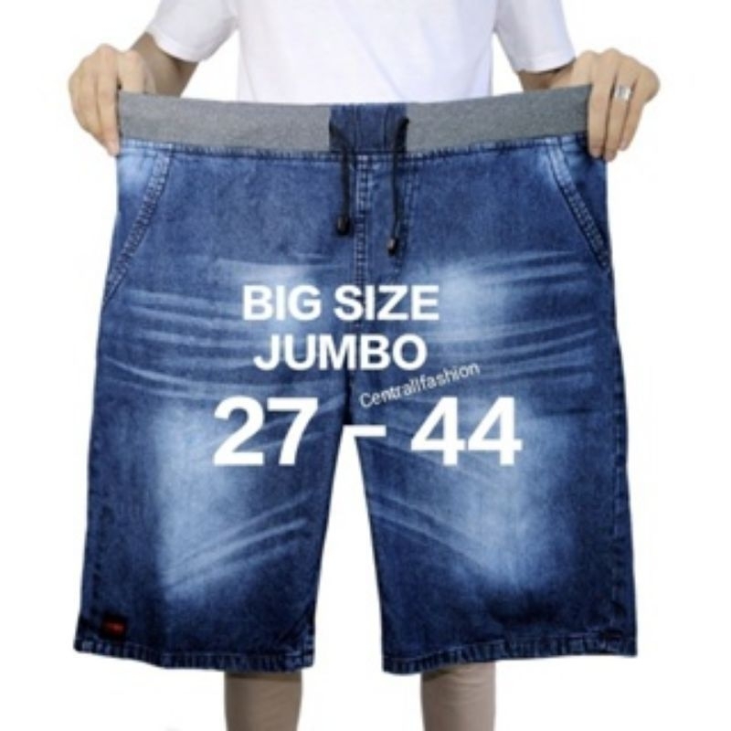 JEANS PENDEK PRIA JUMBO KOLOR