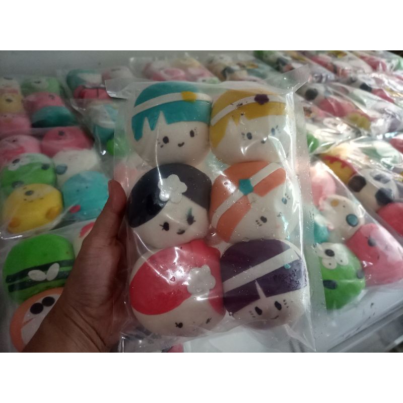 

BAPAU KARKTER ISI COKELAT 6 PC