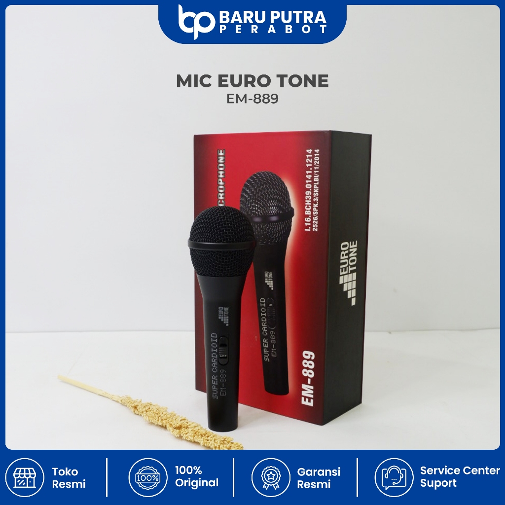 MIC EURO TONE SUPER CARDIOID MICROPHONE EM 889