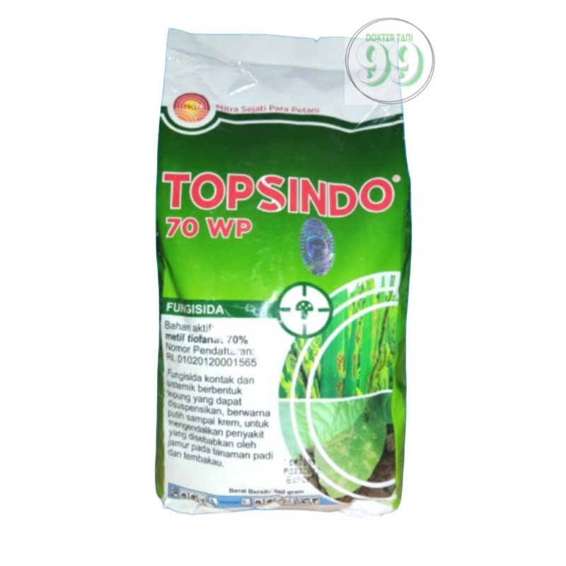 Fungisida TOPSINDO 70 WP 500 Gram Pembasmi Jamur Tanaman