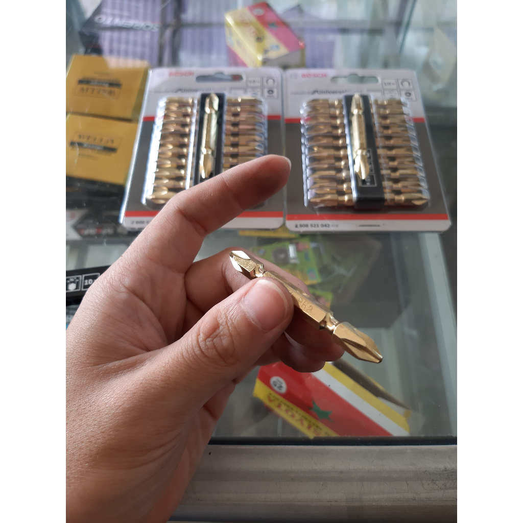 Mata Obeng / Bor / Screw Driver BOSCH PH 2/ Mata Bor Obeng Magnet Bosch PH 2 Plus