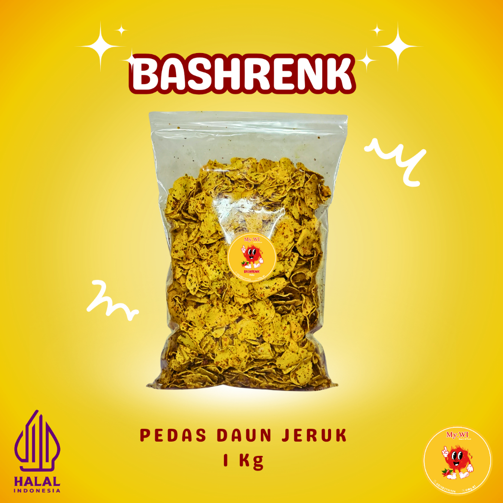 

1KG BASRENG KOIN PEDAS GURIH DAUN JERUK CIKRUH MY.WI SNACK