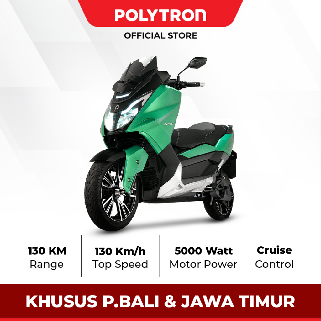 POLYTRON Fox 500 Sepeda Motor Listrik - OTR Jawa Timur dan Bali