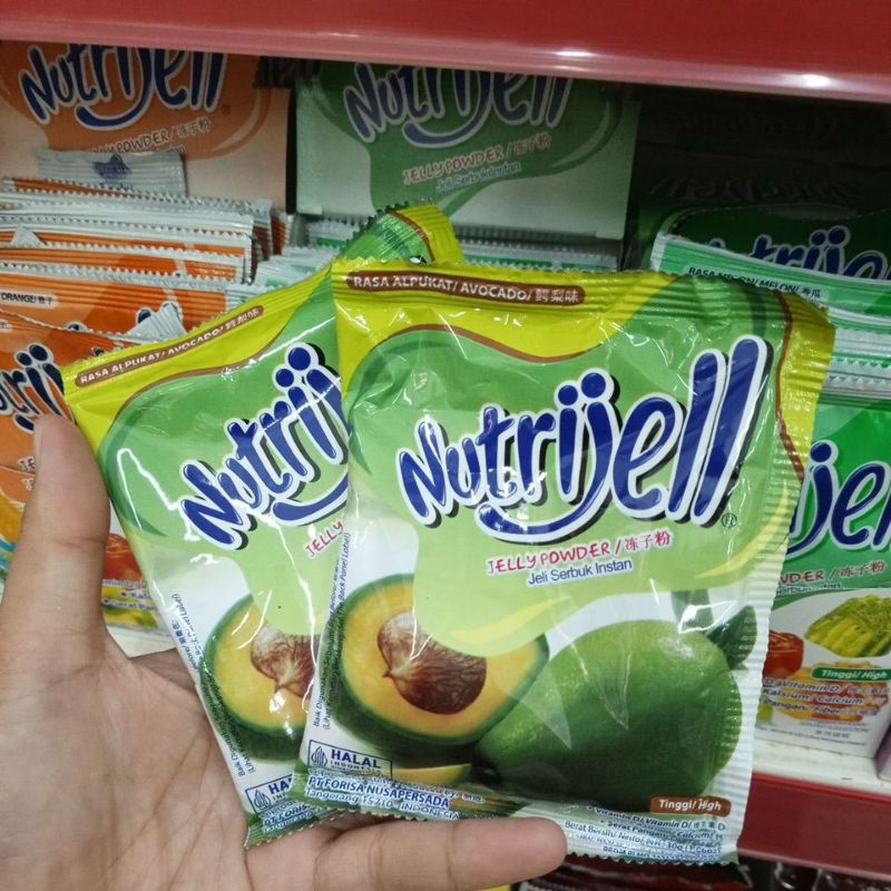 

Nutrijel jelly rasa alpukat 30gr