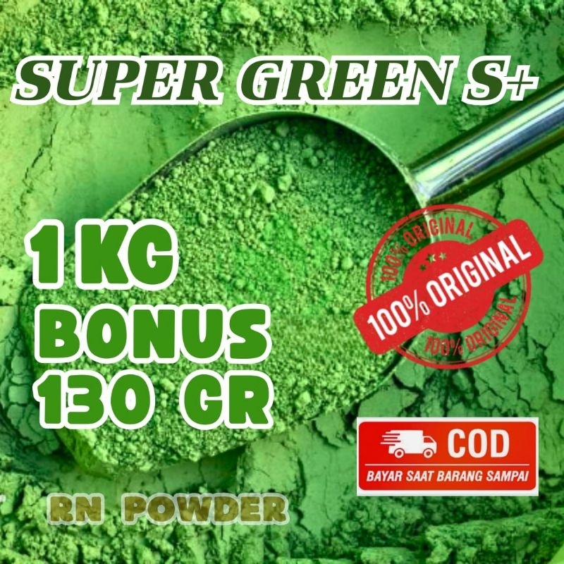 

[Original] gratis 130 GRAM bubuk SGgreen herbal kali mantan S+&A+