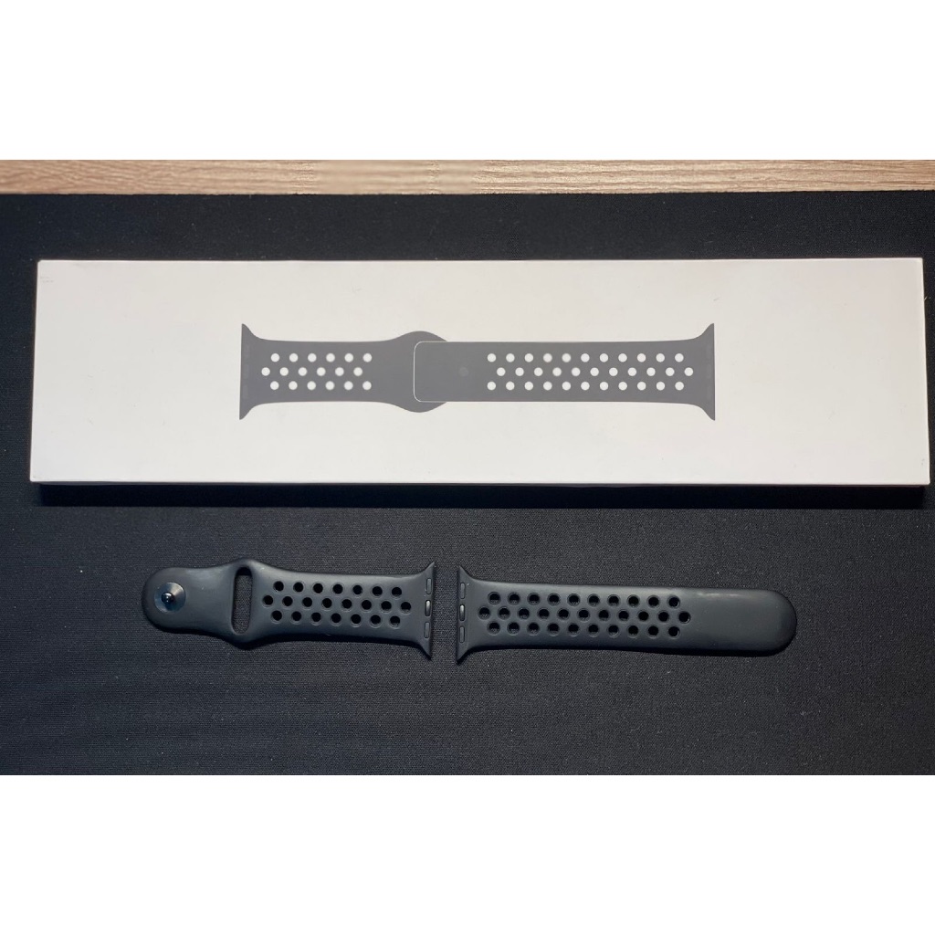 apple watch nike strap band original 44mm - Black (Strap Only)