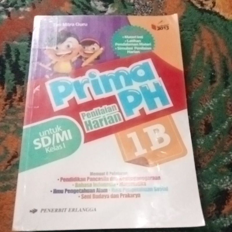 buku prima PH 1B untuk SD kelas 1