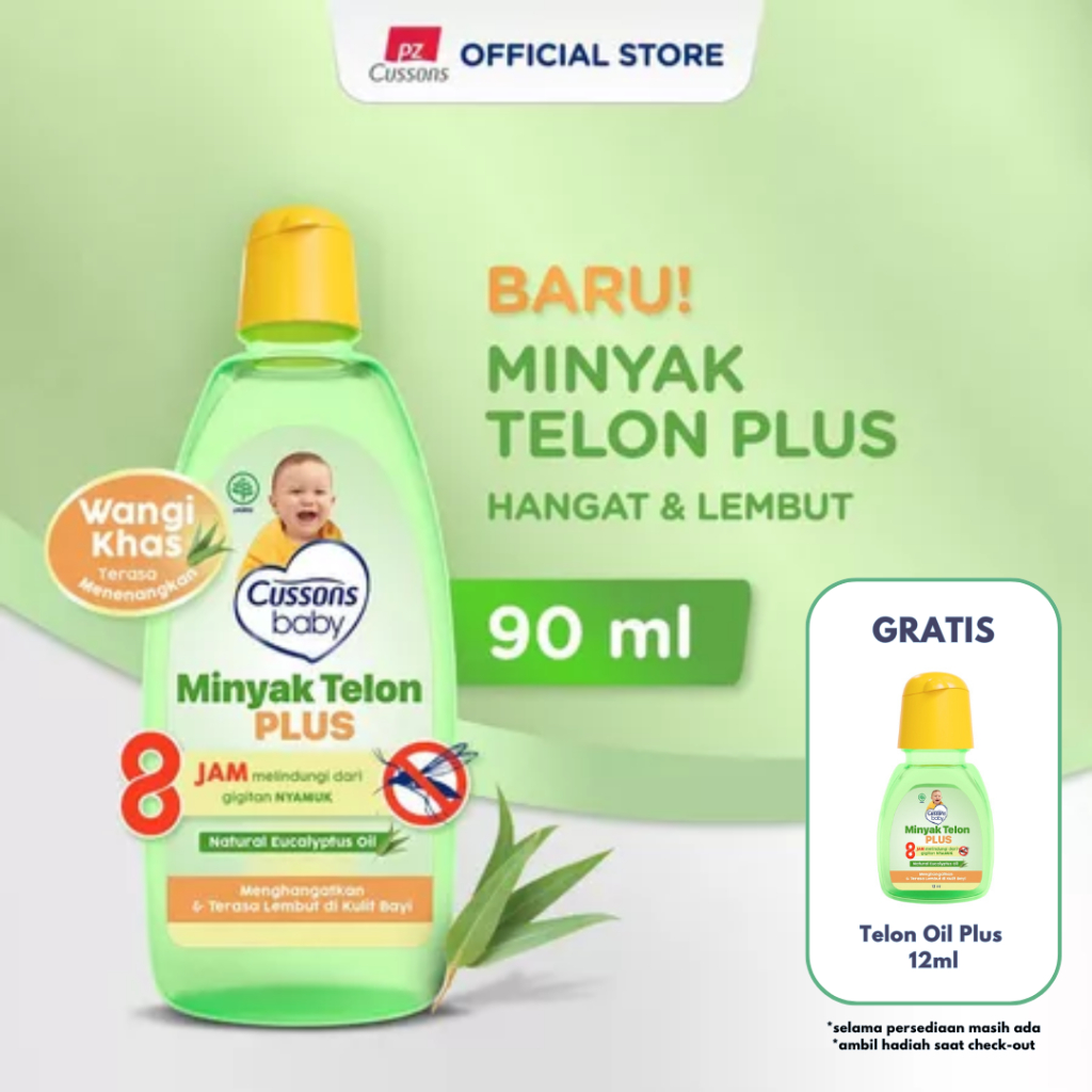 Cussons Baby Minyak Telon Plus - 90ml