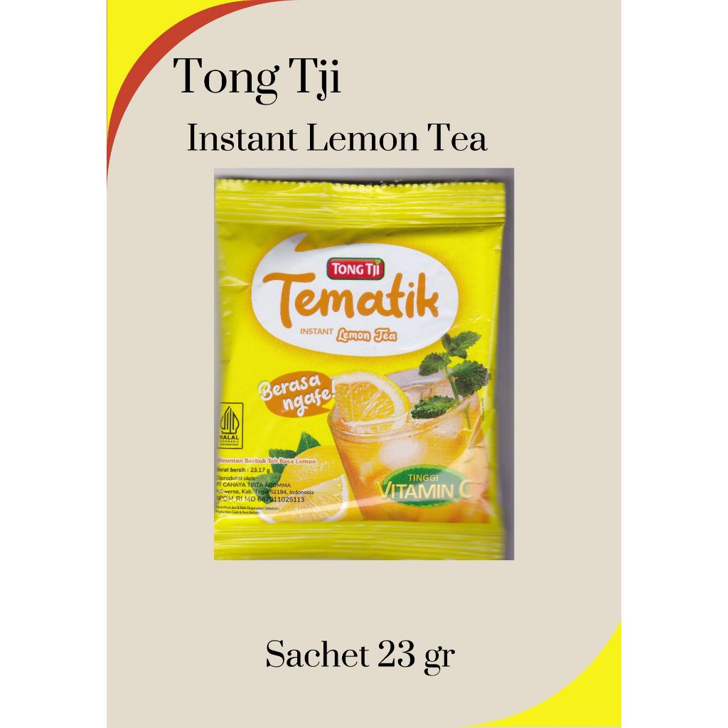 

Tong Tji Tematik Lemon Tea Instant