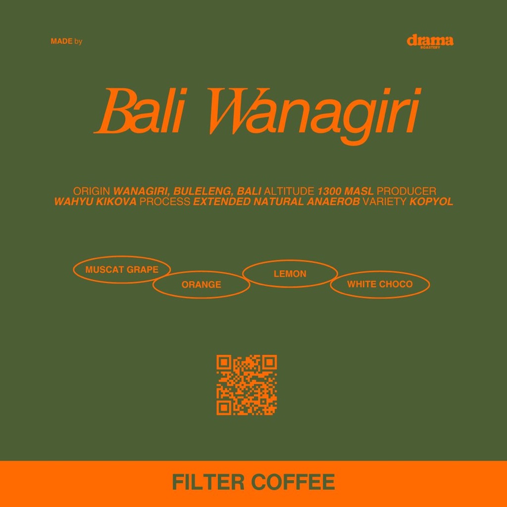 

Bali Wanagiri Filter Beans Arabika