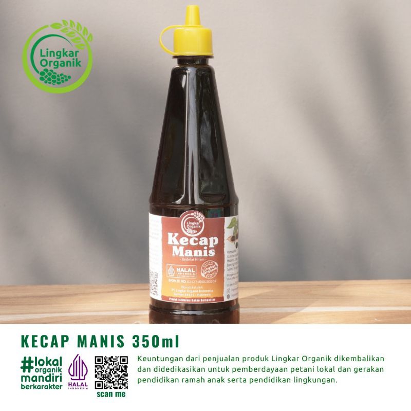 

Kecap Manis Lingkar organik 350ml