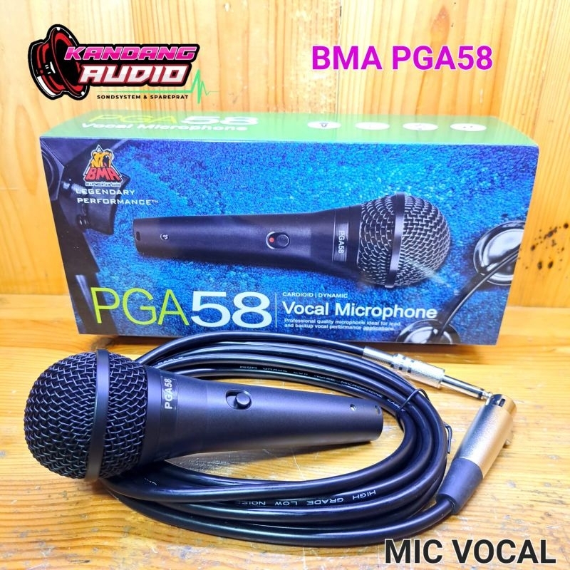 MIC KABEL BMA ORIGINAL MICROPHONE PGA-58 BMA