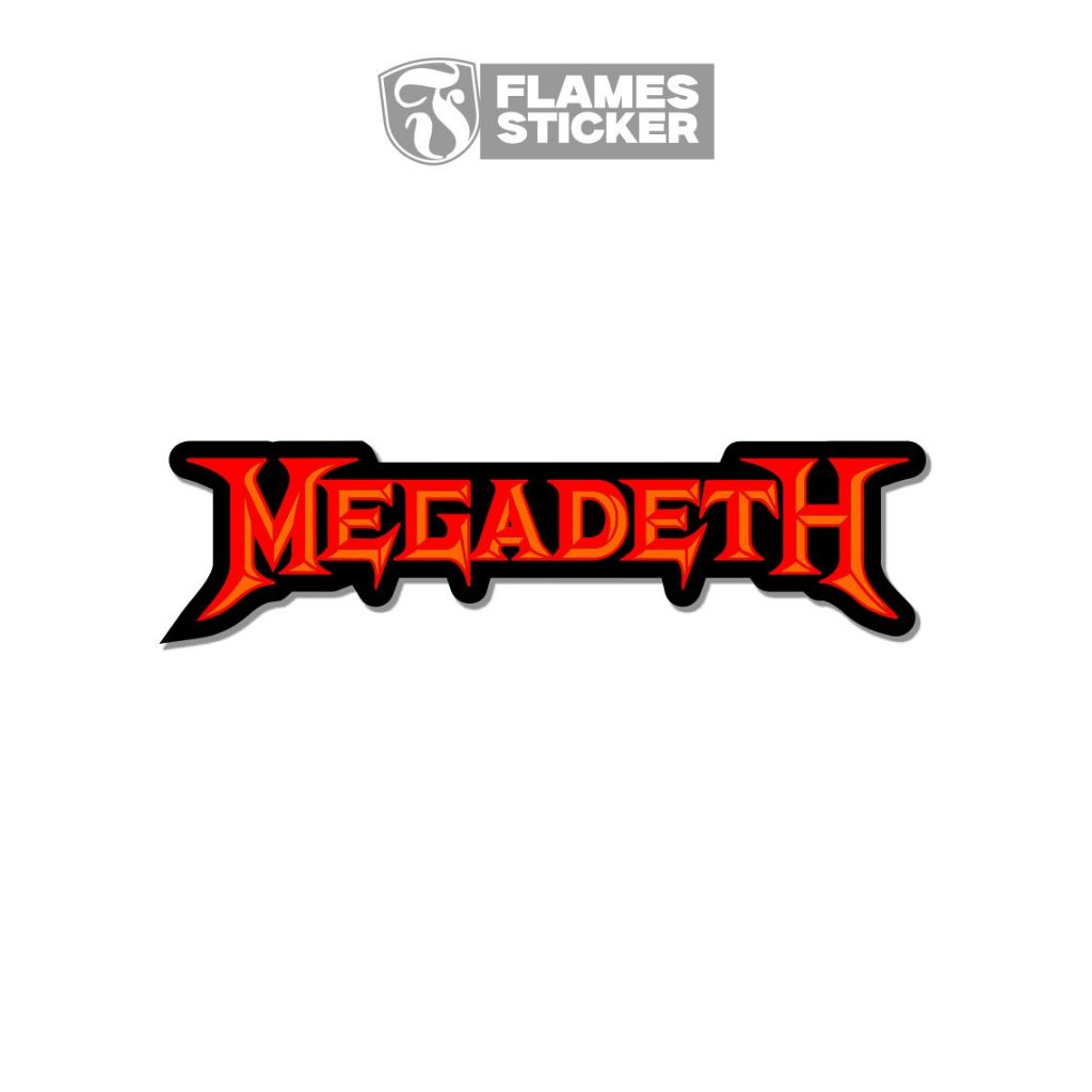 

STIKER BAND MEGADETH STICKER MUSIK UNTUK KACA HELM LAPTOP VINYL ANTI AIR POTONG SESUAI POLA (DIECUT)