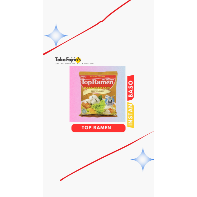 

TOP RAMEN MIE INSTAN BEEF FLAVOUR