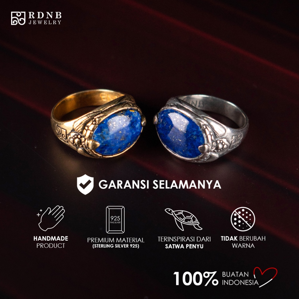 RDNB Jewelry Penyu Lapis Lazuli Ring