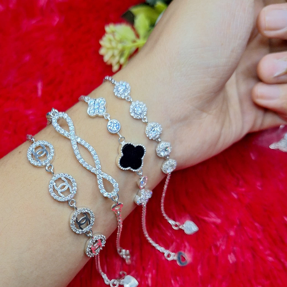 Gelang Wanita Perak Asli 925 Dewasa 3gr - 6gr