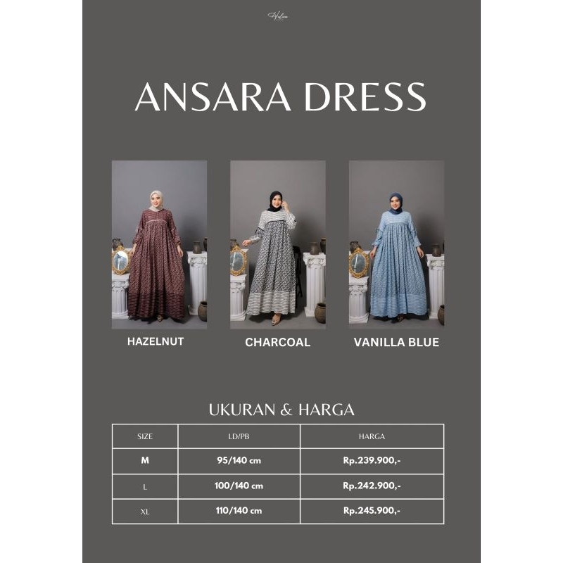Ansara Dress Halwa Apparel