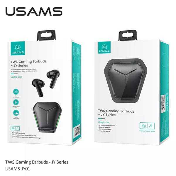 USAMS Gaming Earbuds Tws Wireless Headset Earphones JY series