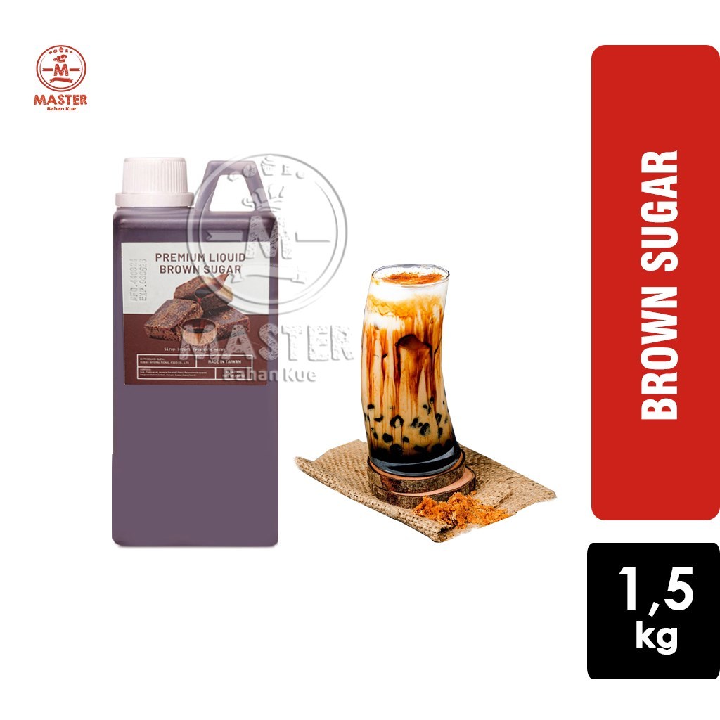 

Brown Sugar Syrup TAIWAN IMPORT PREMIUM [Jerigen 1,5 kg]
