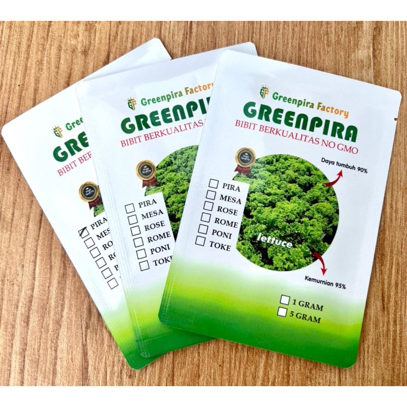 [ 2500biji LEBIH MURAH ] Benih Selada  Greenpira ROME/bibit rz/ bibit caipira/bibit maritima/ rz jun