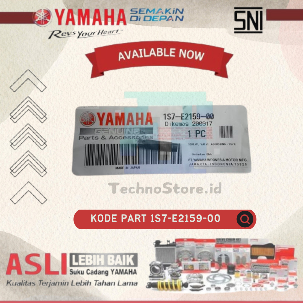 Baut Setelan Stelan Klep Jupiter MX Vixion ORIGINAL YAMAHA 1S7-E2159-00