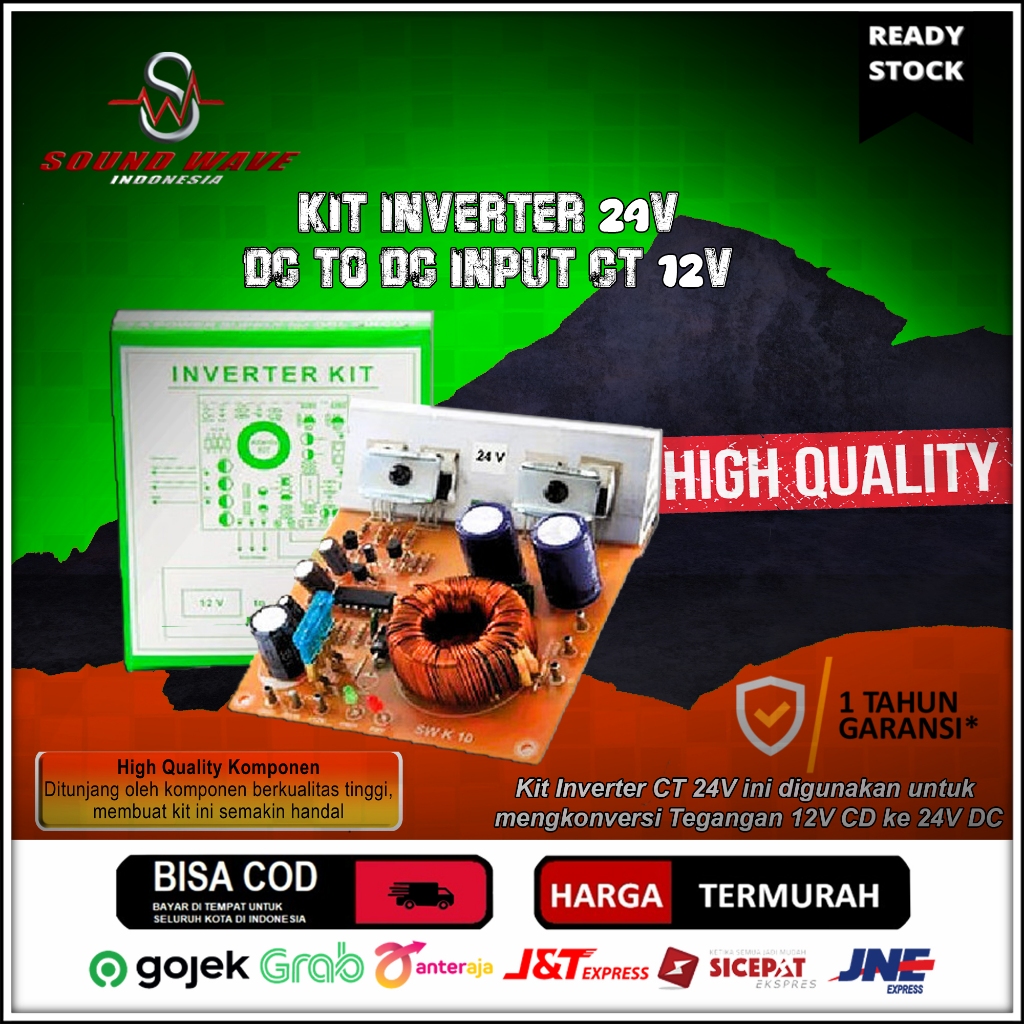 KIT INVERTER 24V DC TO DC
