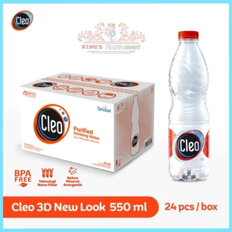 

Air Minum Cleo 550ml Purified Drinking Water