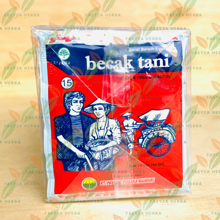 

Jamu Becak Tani Payung Pusaka isi 25 sacet