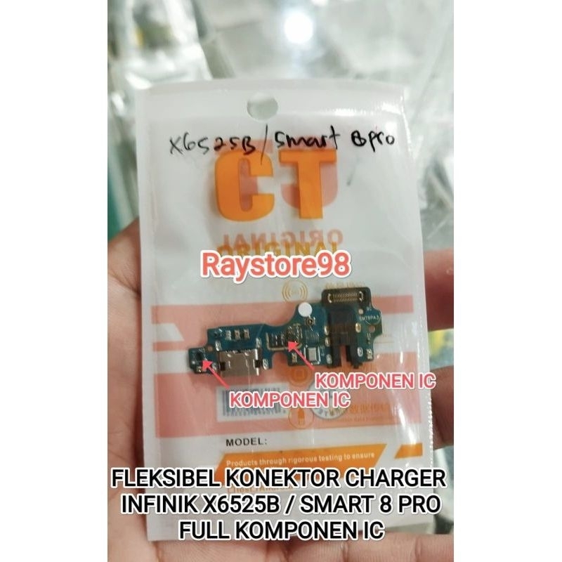 PAPAN CARGER PAPAN CAS CONEKTOR CARGER INFINIX SMART 8 PRO X6525B