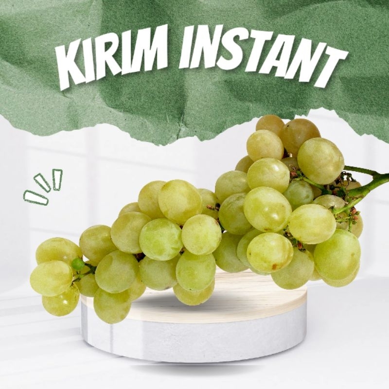 

anggur hijau import tanpa biji 500gr