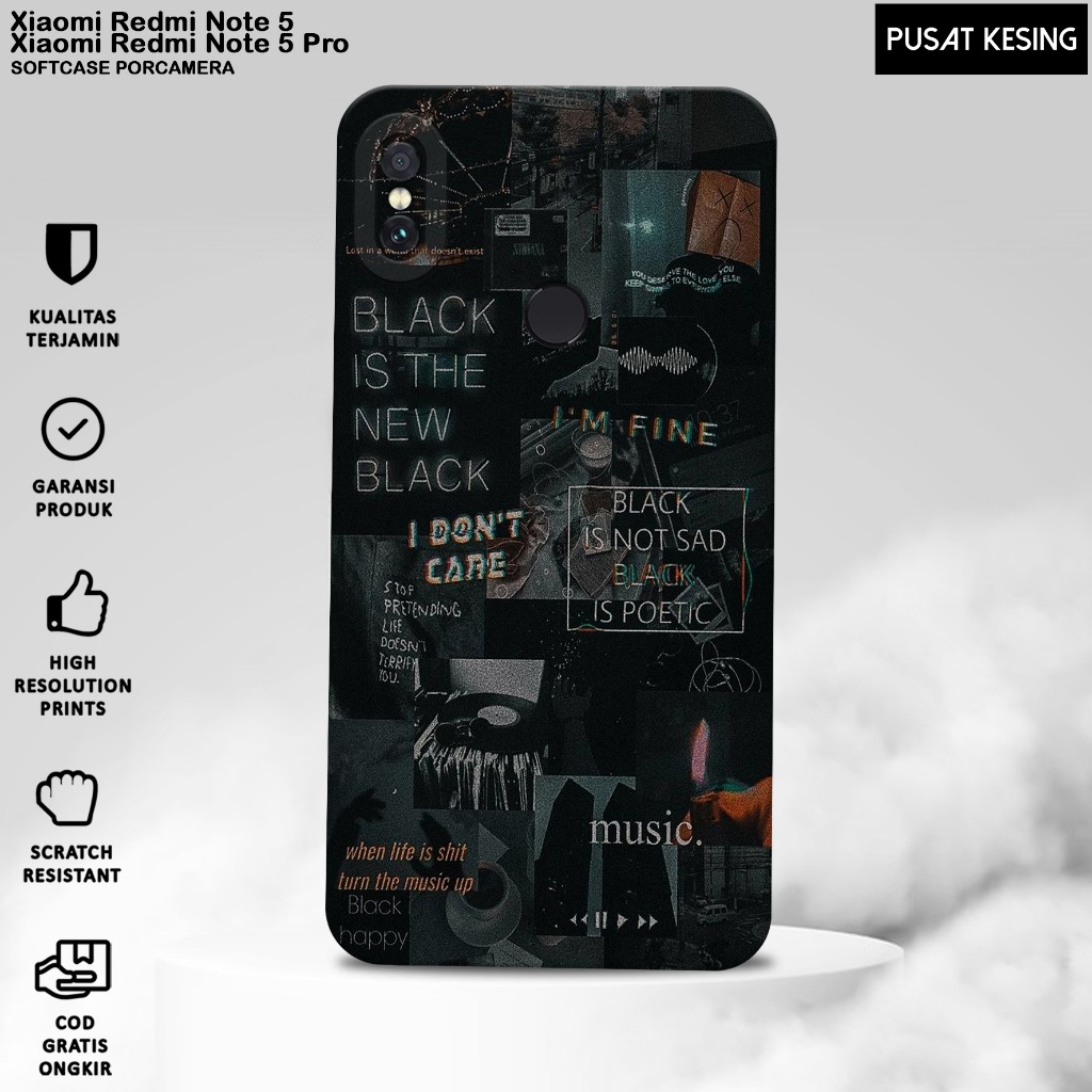 CASE XIAOMI REDMI NOTE 5/5 PRO - Casing Hp Xiaomi Redmi Note 5/5 Pro Motif AESTHETIC - Case Hp Xiaom