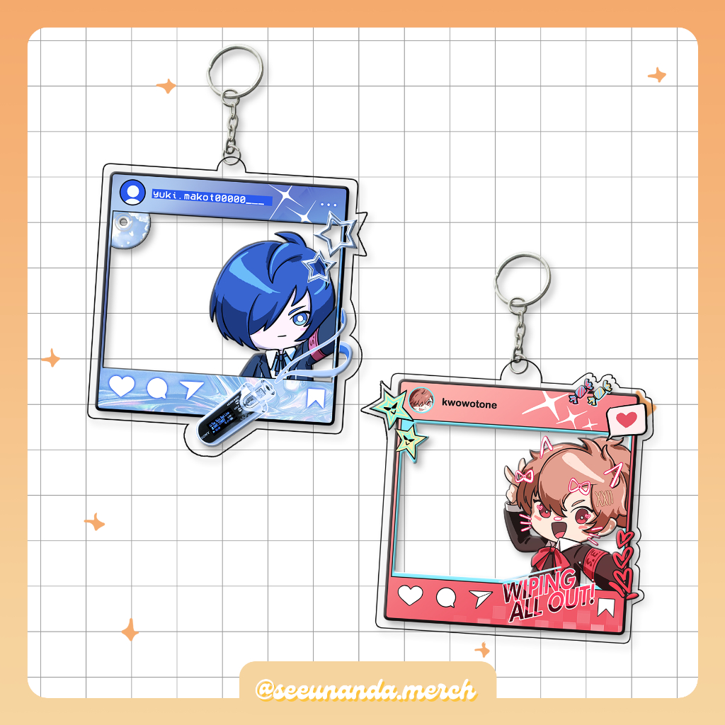 Persona Selfie Frame Keychain by Seeunanda