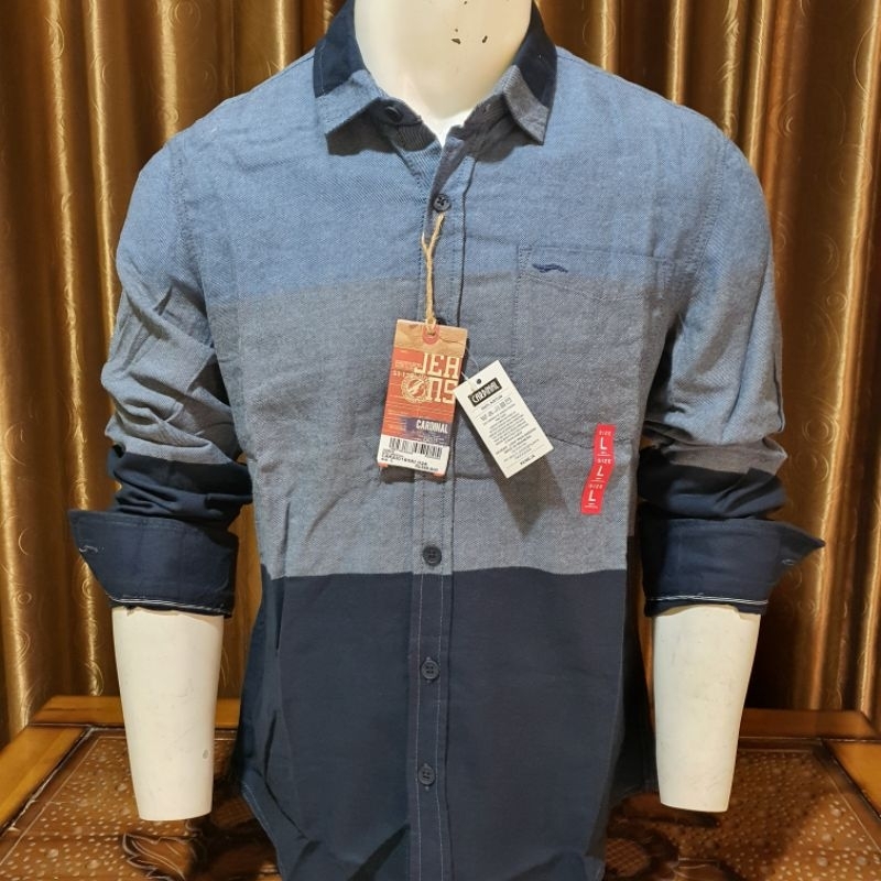 Kemeja Pria Cardinal Jeans Flanel