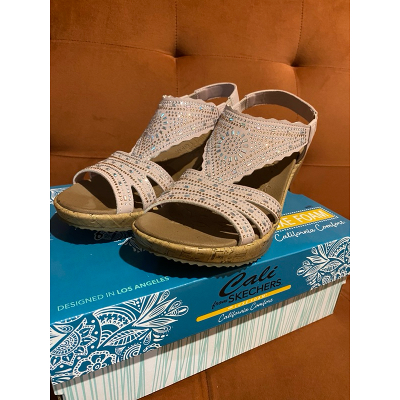 Sandal Wedges Skechers Wanita (preloved)