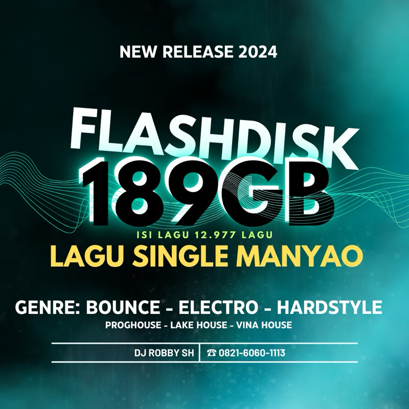 FLASHDISK 189GB SINGLE LAGU MANYAO #dj #manyao #remix