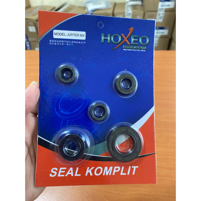 Hoxeo Seal Komplit Jupiter MX Old New / Oil Seal Kit / Asli Hoxeo