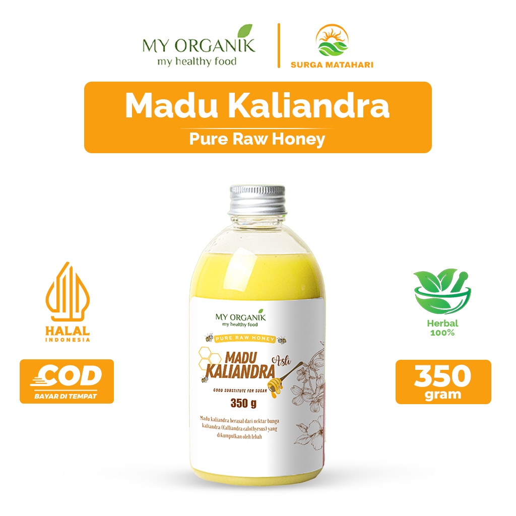 

My Organik Madu Murni Kaliandra 350G Raw Honey Premium 100% Original